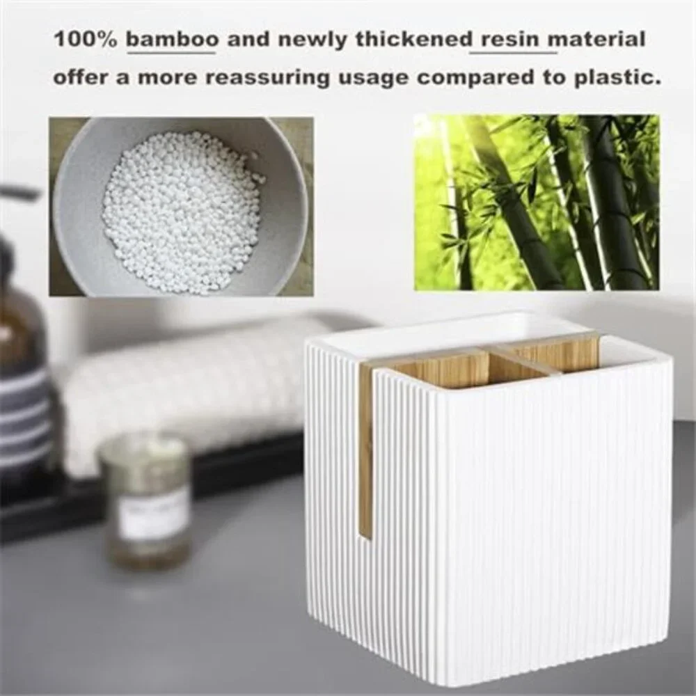 Toothbrush Holder 3 Slots Bathroom Countertop Organizer Electric Toothpaste Stan